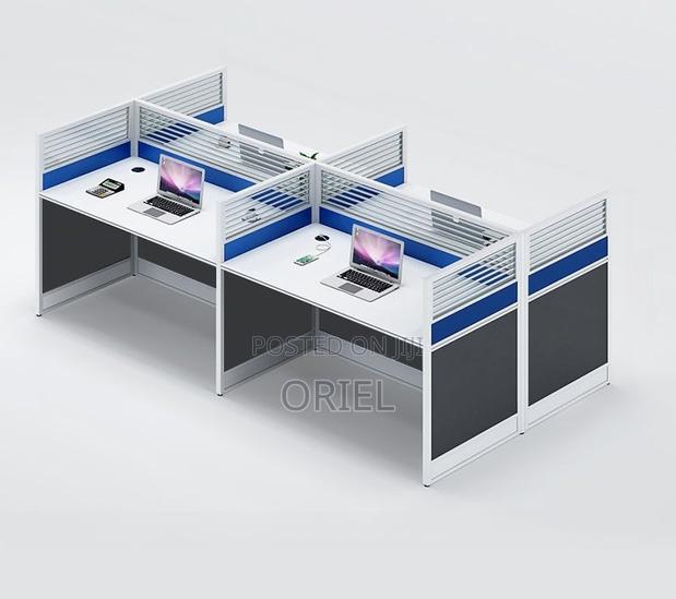 Office Workstation : 4-Way Office Collaborative Shared Workstation - thumbnail 3