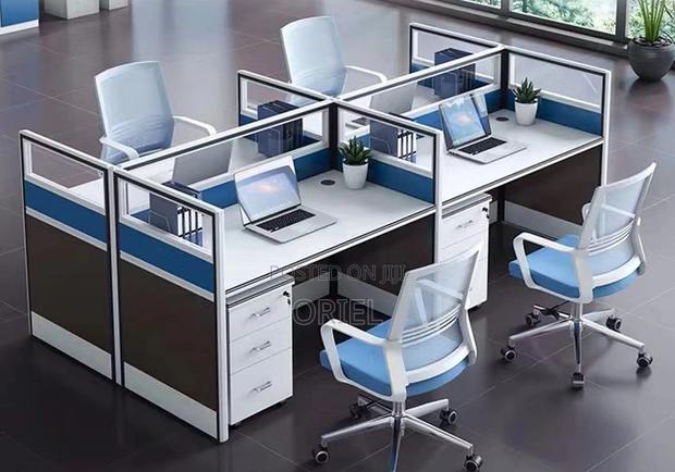 Office Workstation : 4-Way Office Collaborative Shared Workstation - thumbnail 20