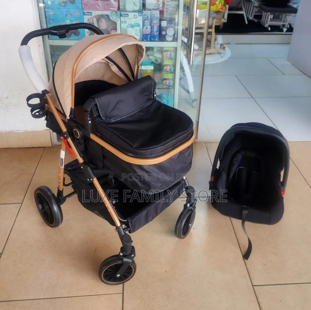 3-in-1 High Landscape Baby Stroller Travel System