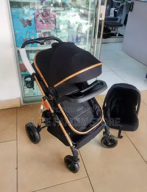 3-in-1 High Landscape Baby Stroller Travel System