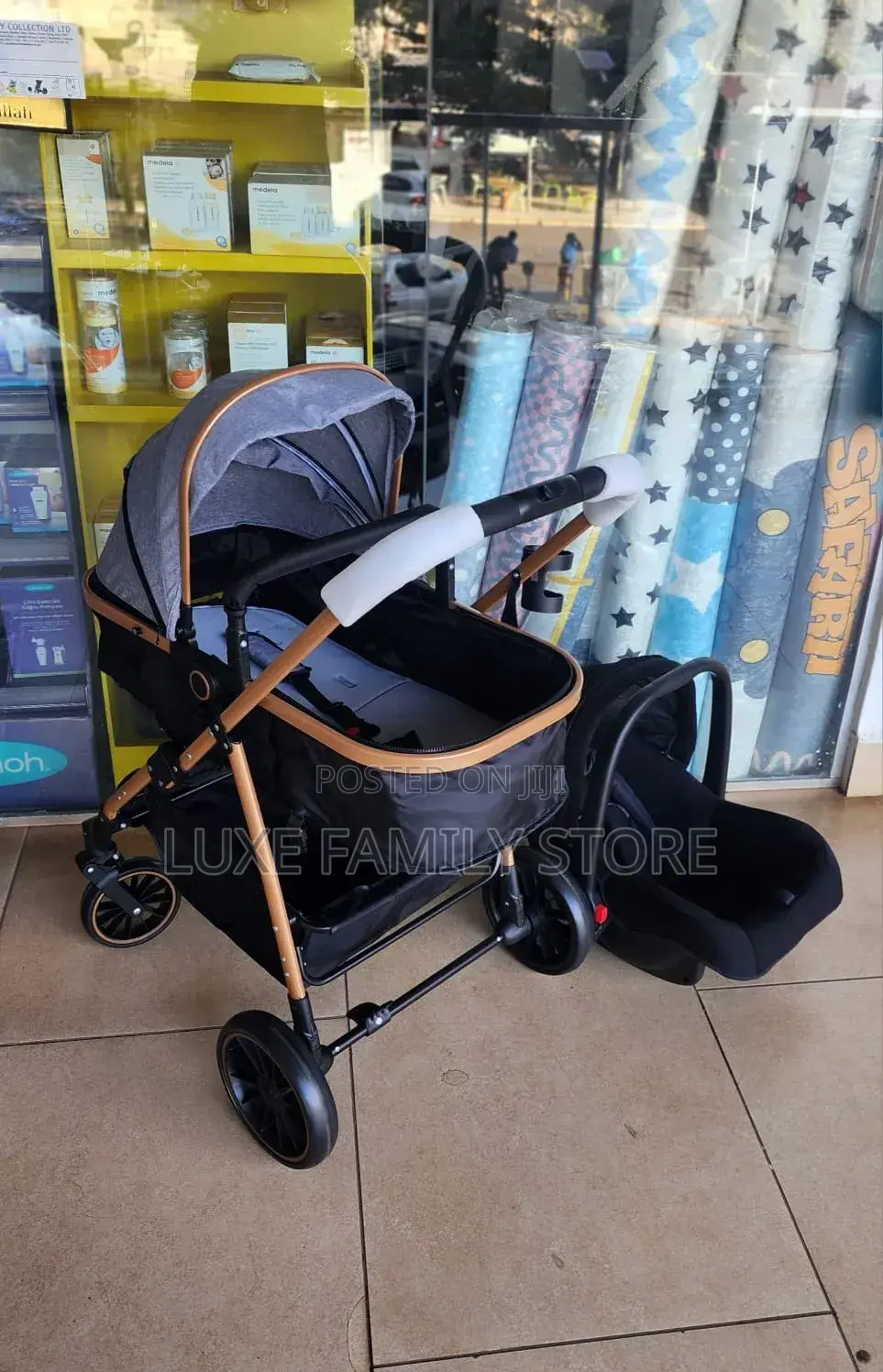 3-in-1 High Landscape Baby Stroller Travel System