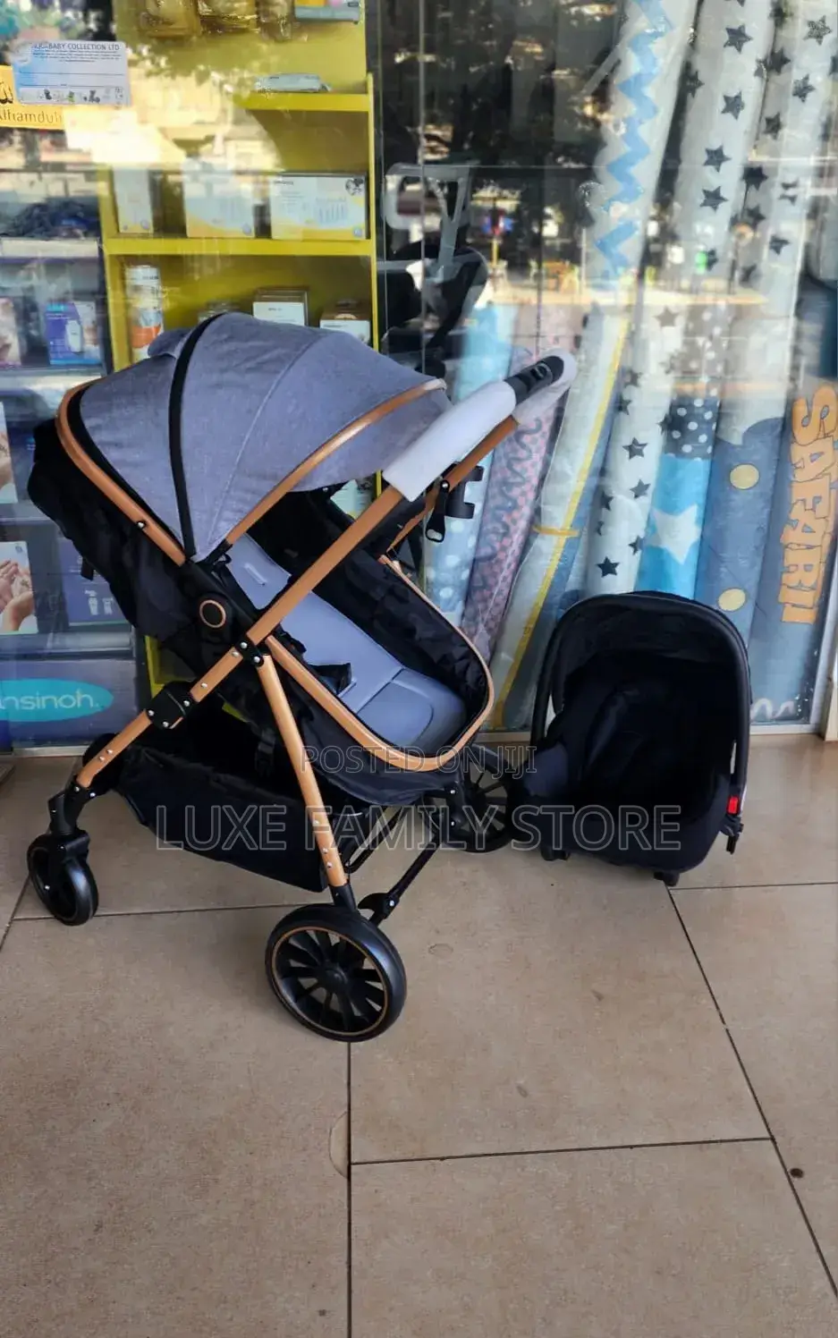 3-in-1 High Landscape Baby Stroller Travel System