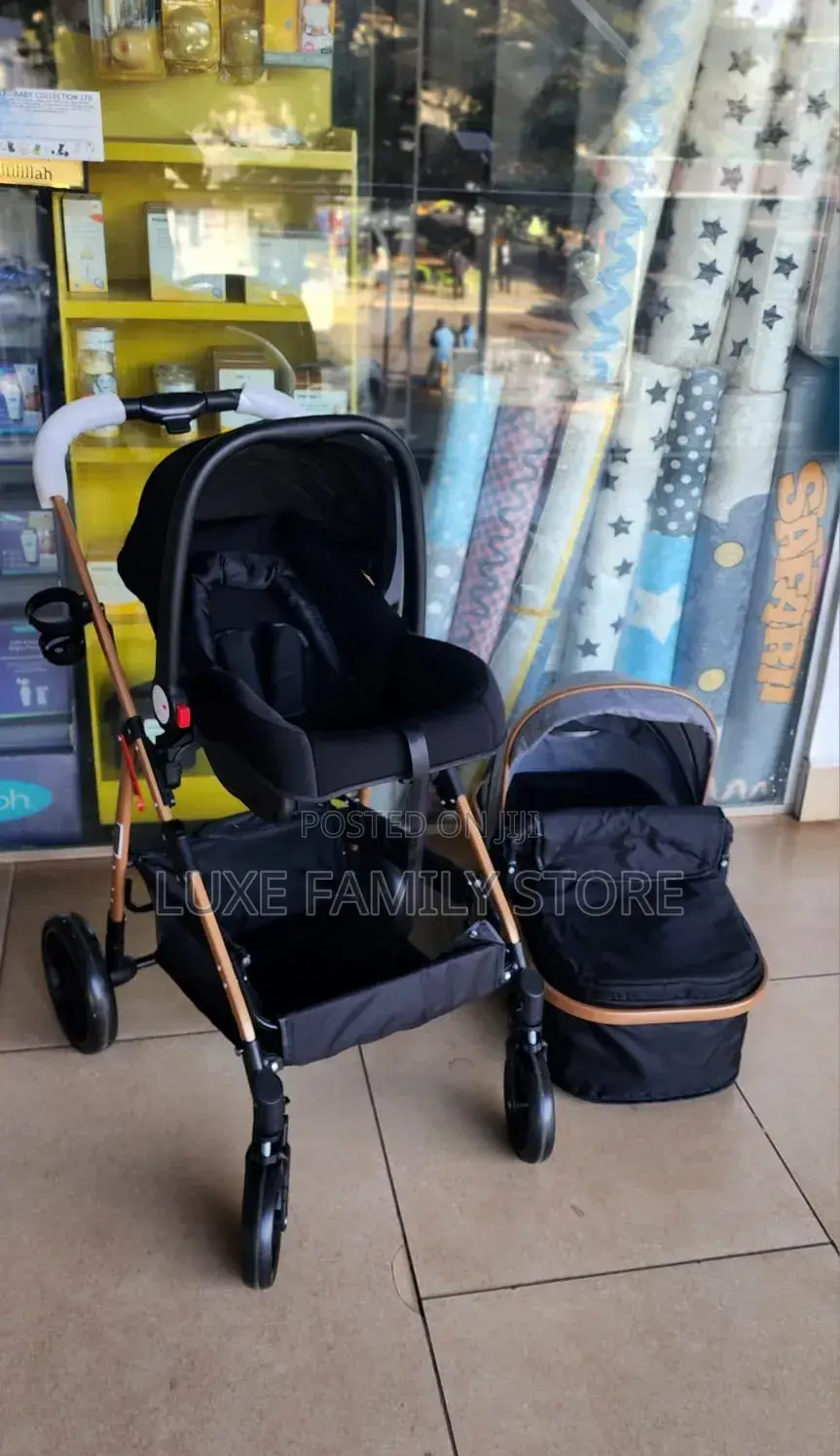 3-in-1 High Landscape Baby Stroller Travel System