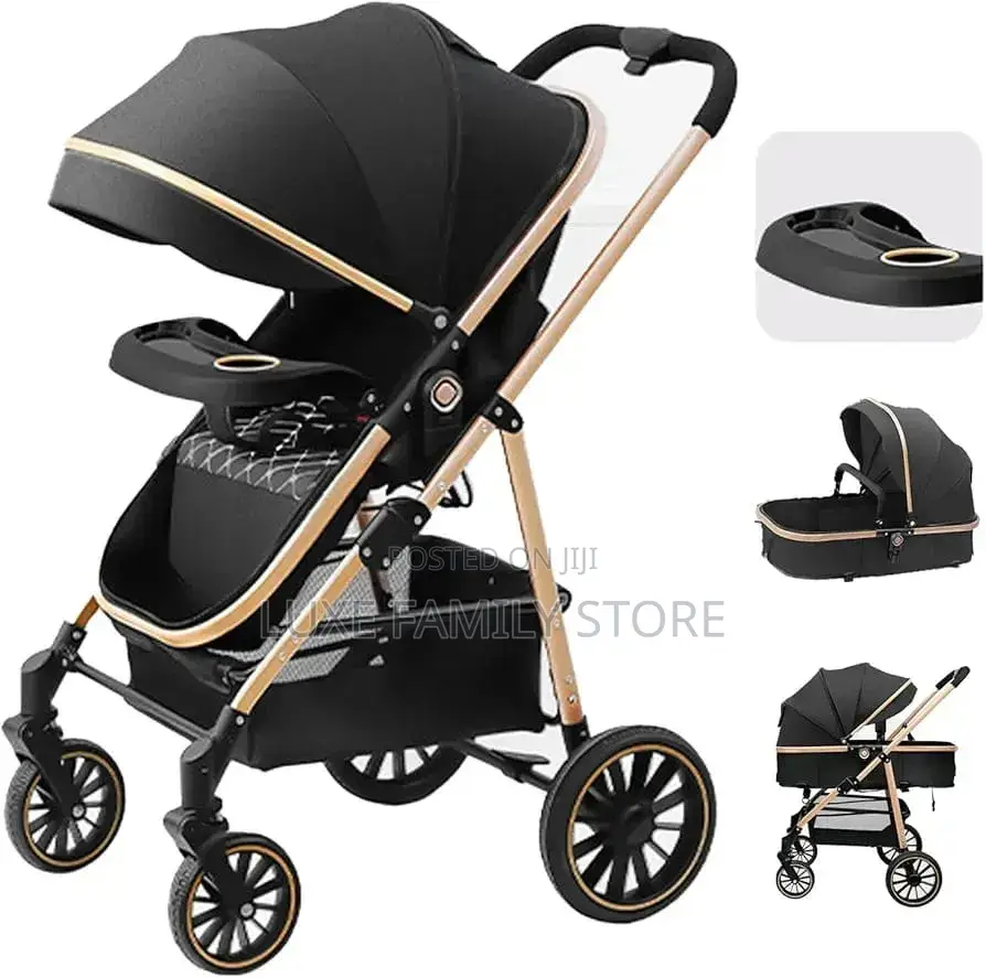 3-in-1 High Landscape Baby Stroller Travel System