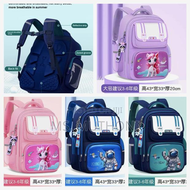 Kids Orthopedic Back Support Quality School Bag* - thumbnail 2