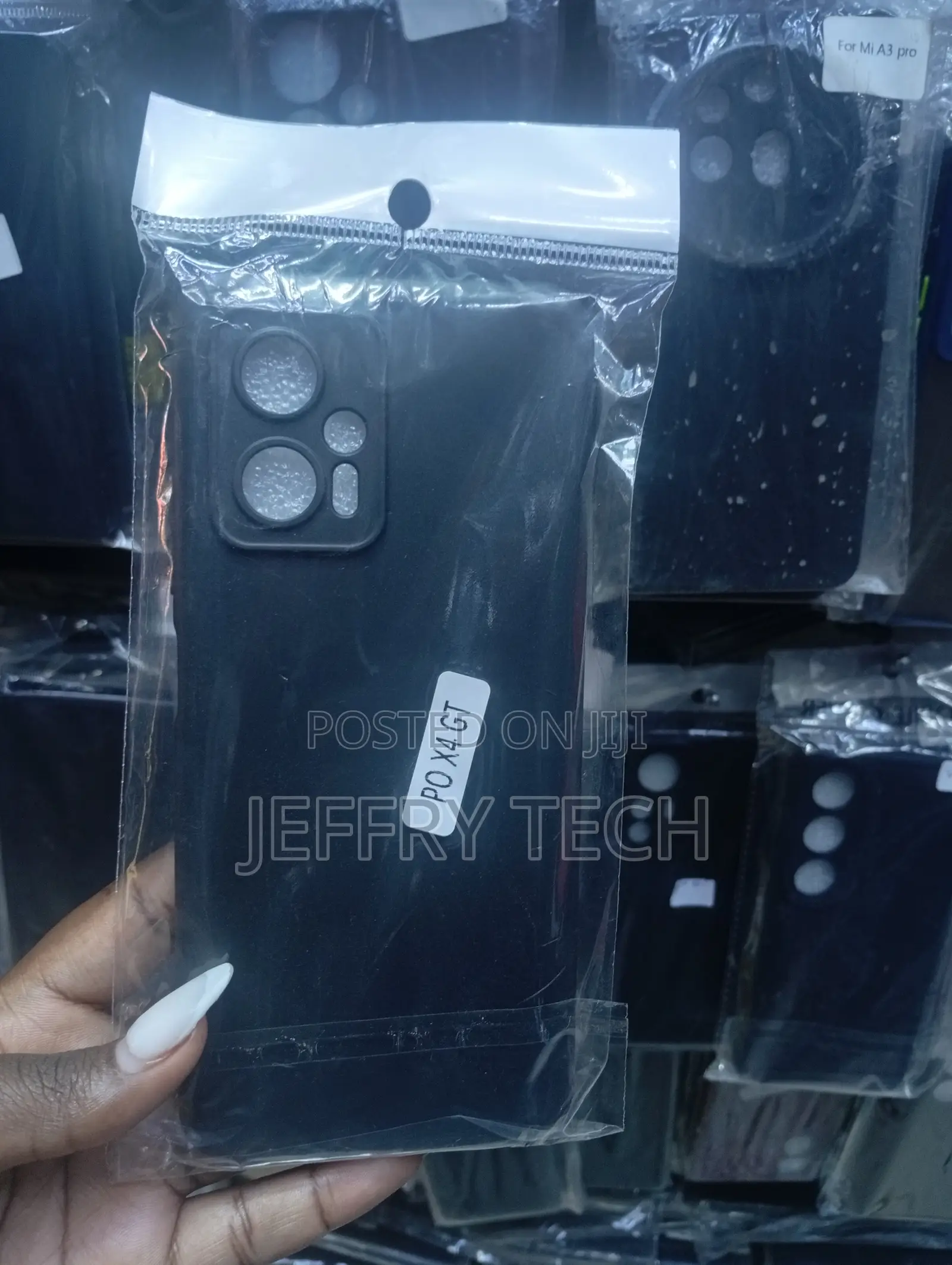 Xiaomi Poco X4 Gt Black Soft Silicone Case