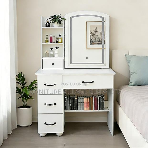 White Imported Bedroom Vanity Dressing Table