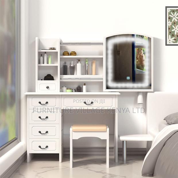 White Imported Bedroom Vanity Dressing Table - thumbnail 5