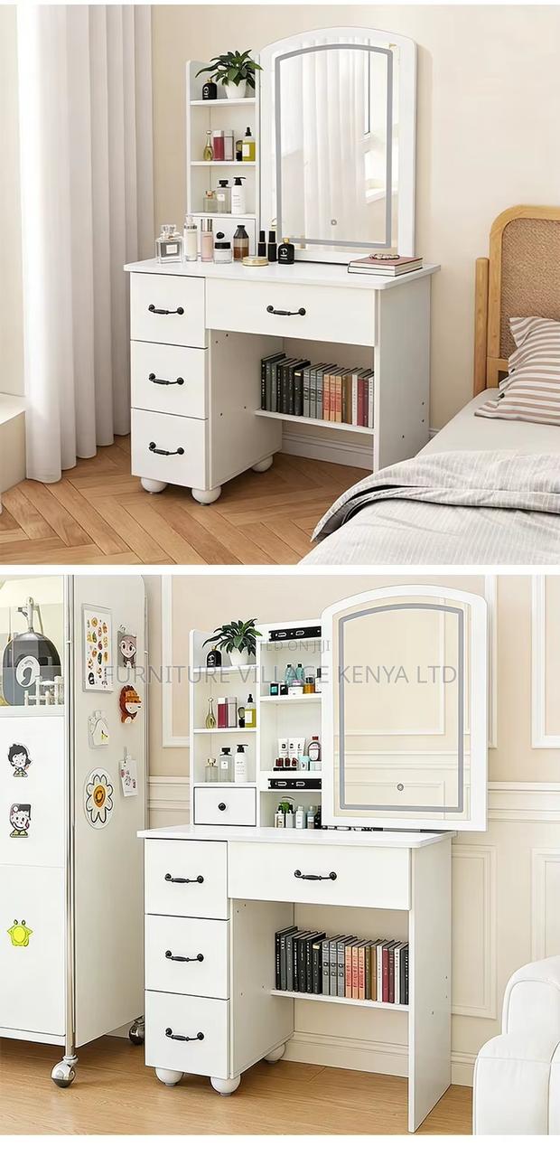 White Imported Bedroom Vanity Dressing Table - thumbnail 11