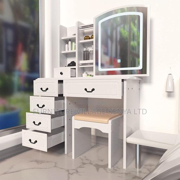 White Imported Bedroom Vanity Dressing Table - thumbnail 12