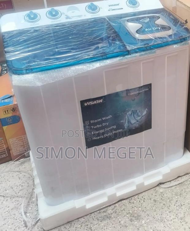Vision 12kgs Twin Tub Washing Machine Restocked