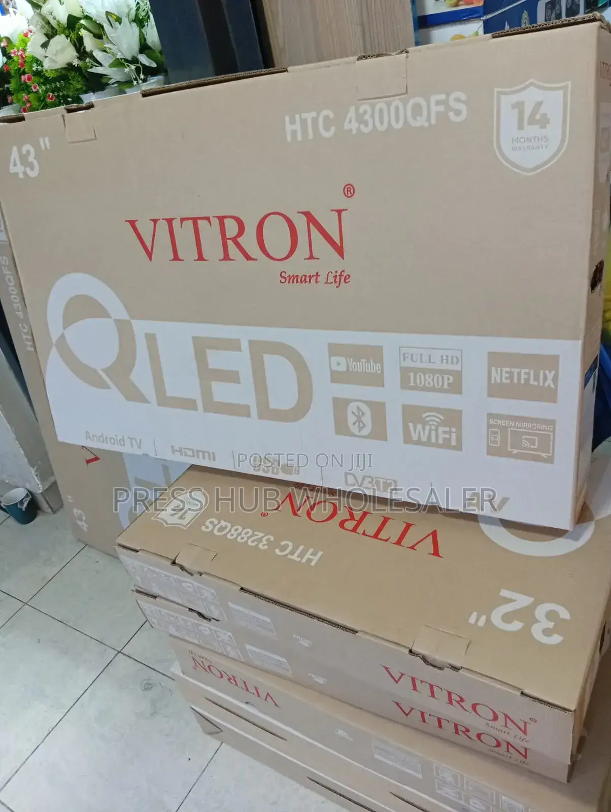 Vitron 43-Inch Smart Android Tv.