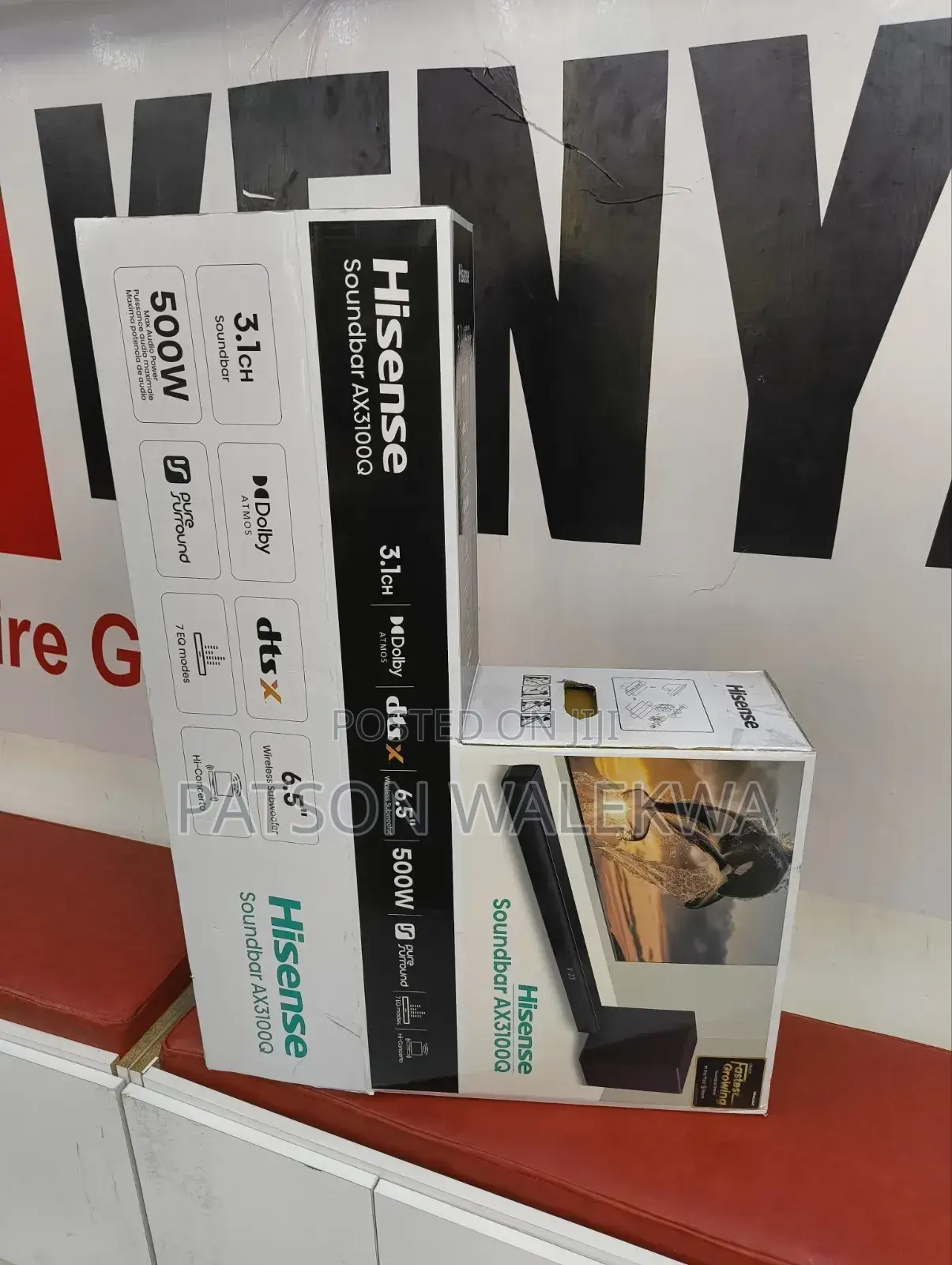 Hisense Ax3100q 3.1ch 500w Dolby Atmos Soundbar