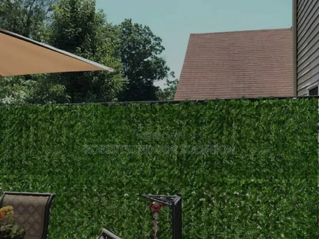 Faux Ivy Fence