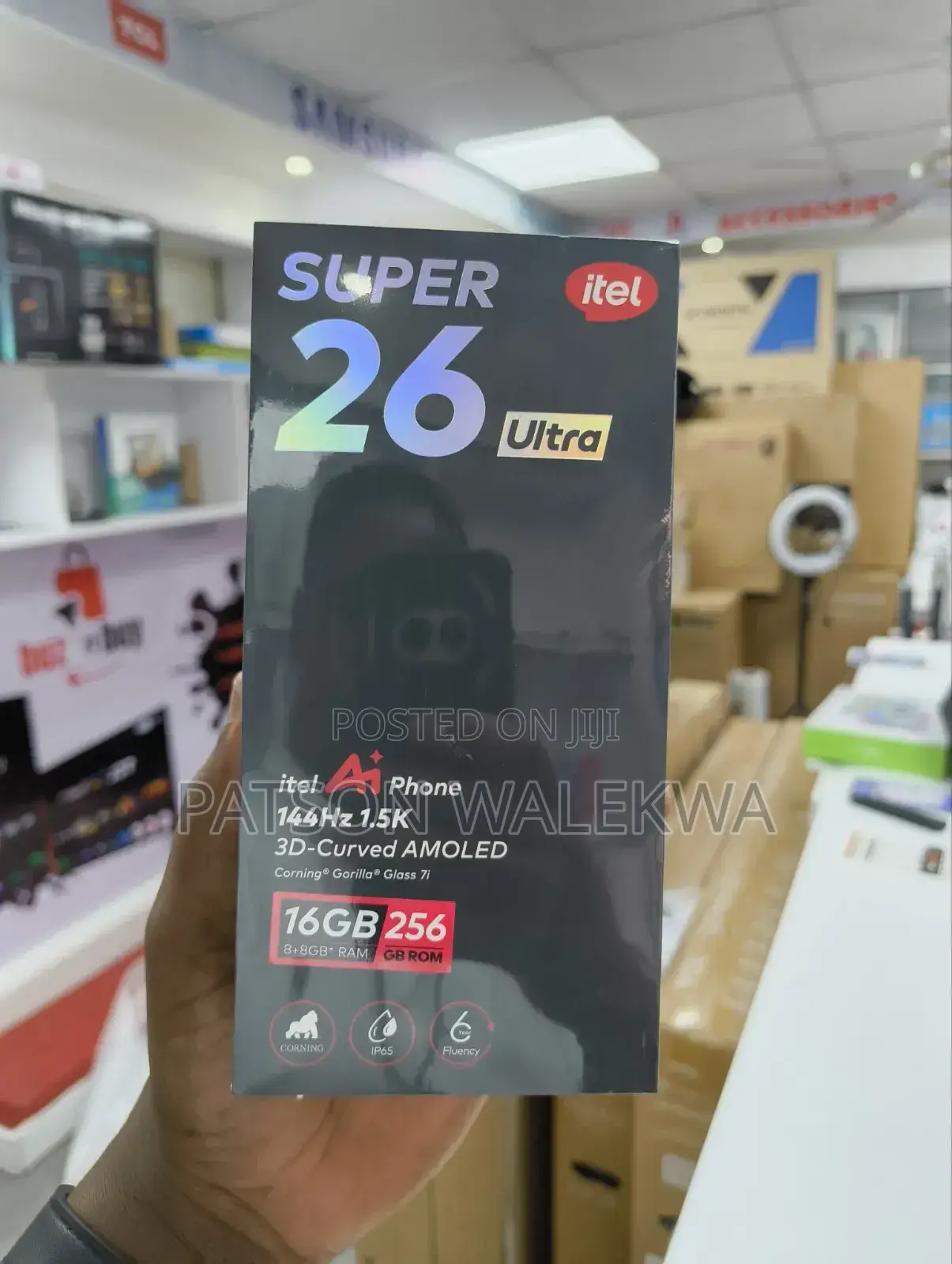 New Itel S26 Ultra 256 GB Black
