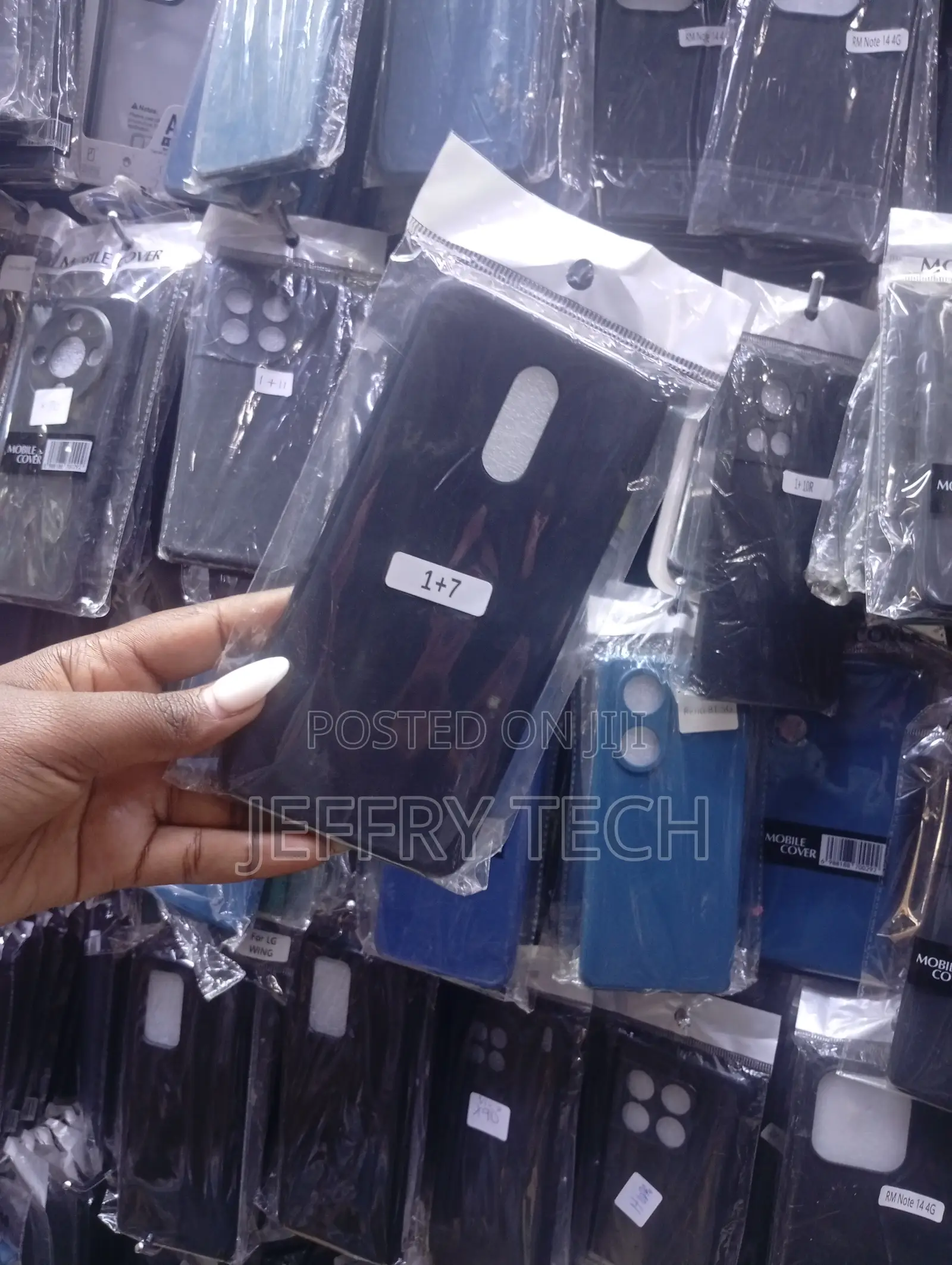 Oneplus 7 Matte Black Tpu Silicone Protective Case
