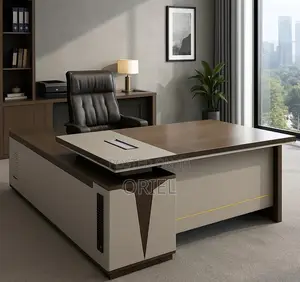 Office Desk : Professional 1600mm Managers L-Shaped Executive Desk