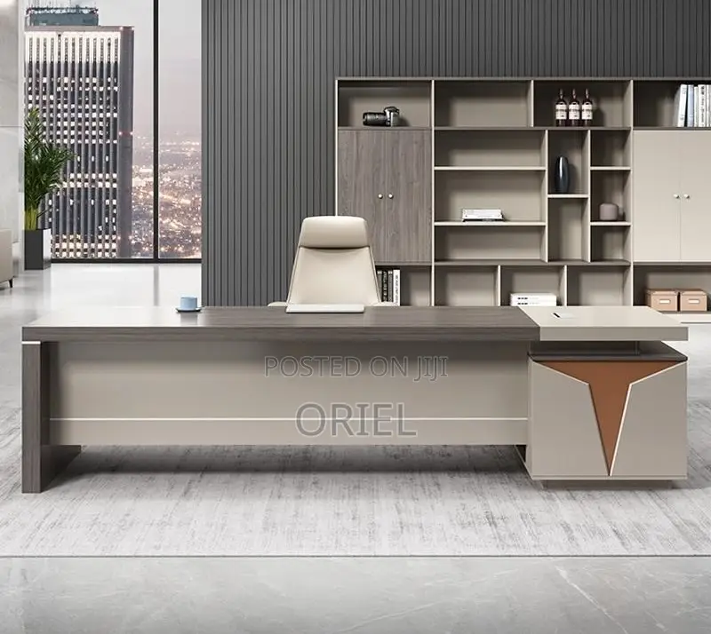 Office Desk : Professional 1600mm Managers L-Shaped Executive Desk