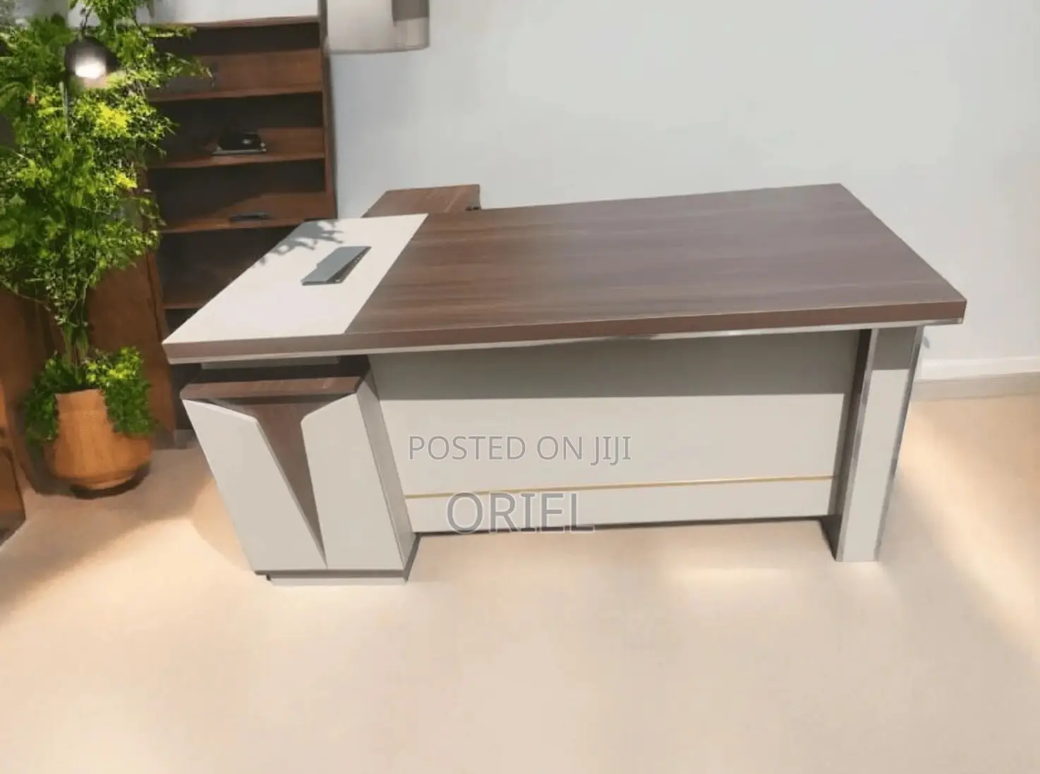 Office Desk : Professional 1600mm Managers L-Shaped Executive Desk