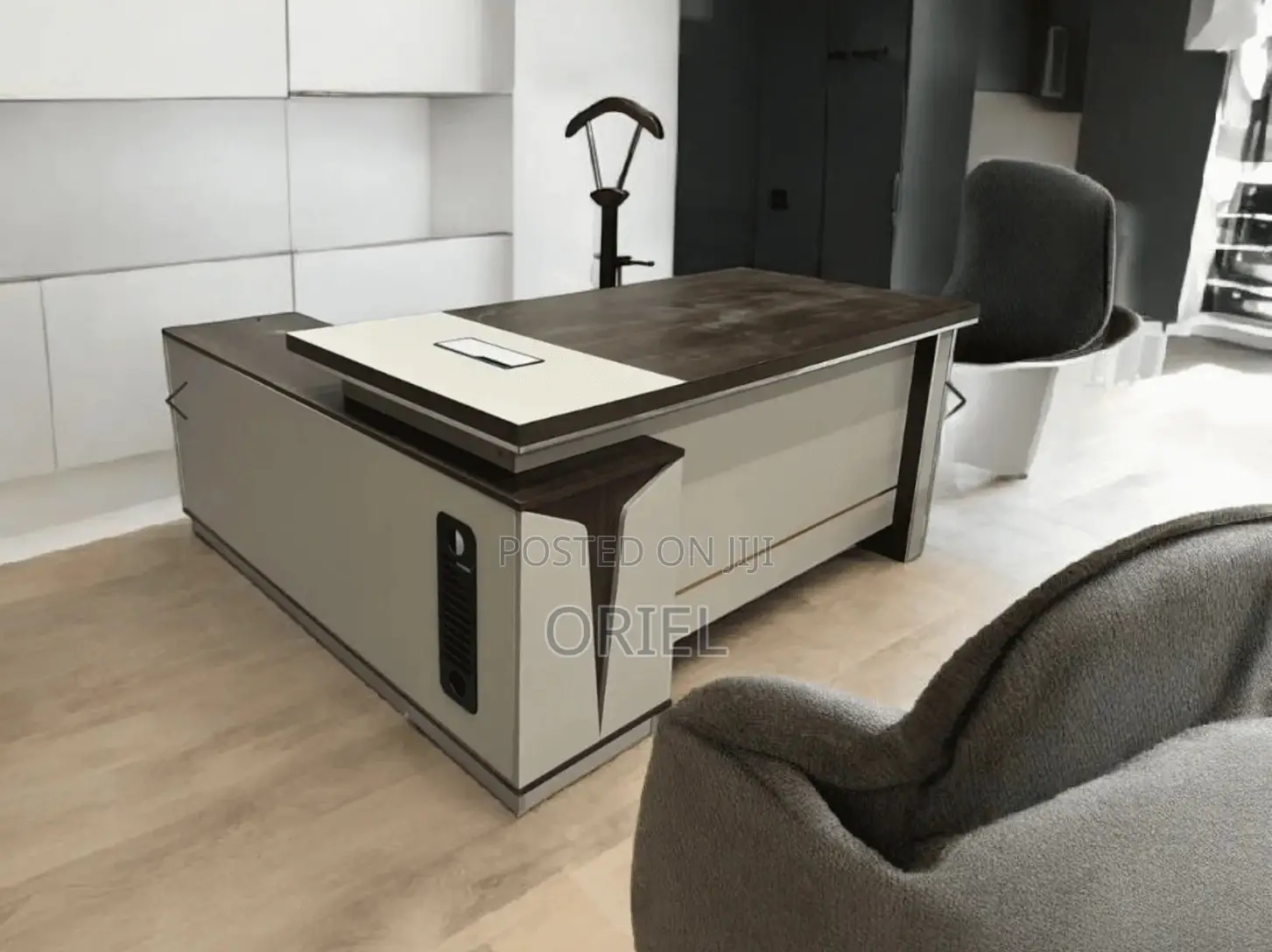 Office Desk : Professional 1600mm Managers L-Shaped Executive Desk