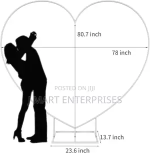 Metal Balloon Arch Kit, Love Balloon Column Arch Frame