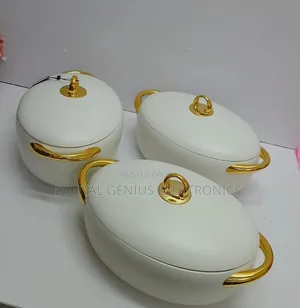3pcs Luxury Gold Hotpot Set