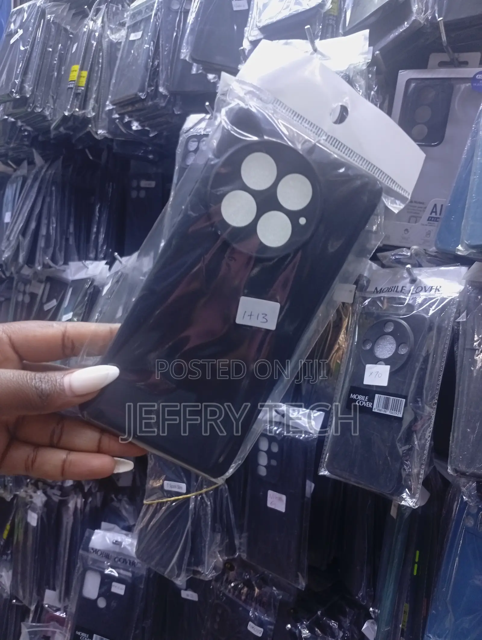 Redmi 14c, Redmi 13c Black Tpu Silicone Phone Cover