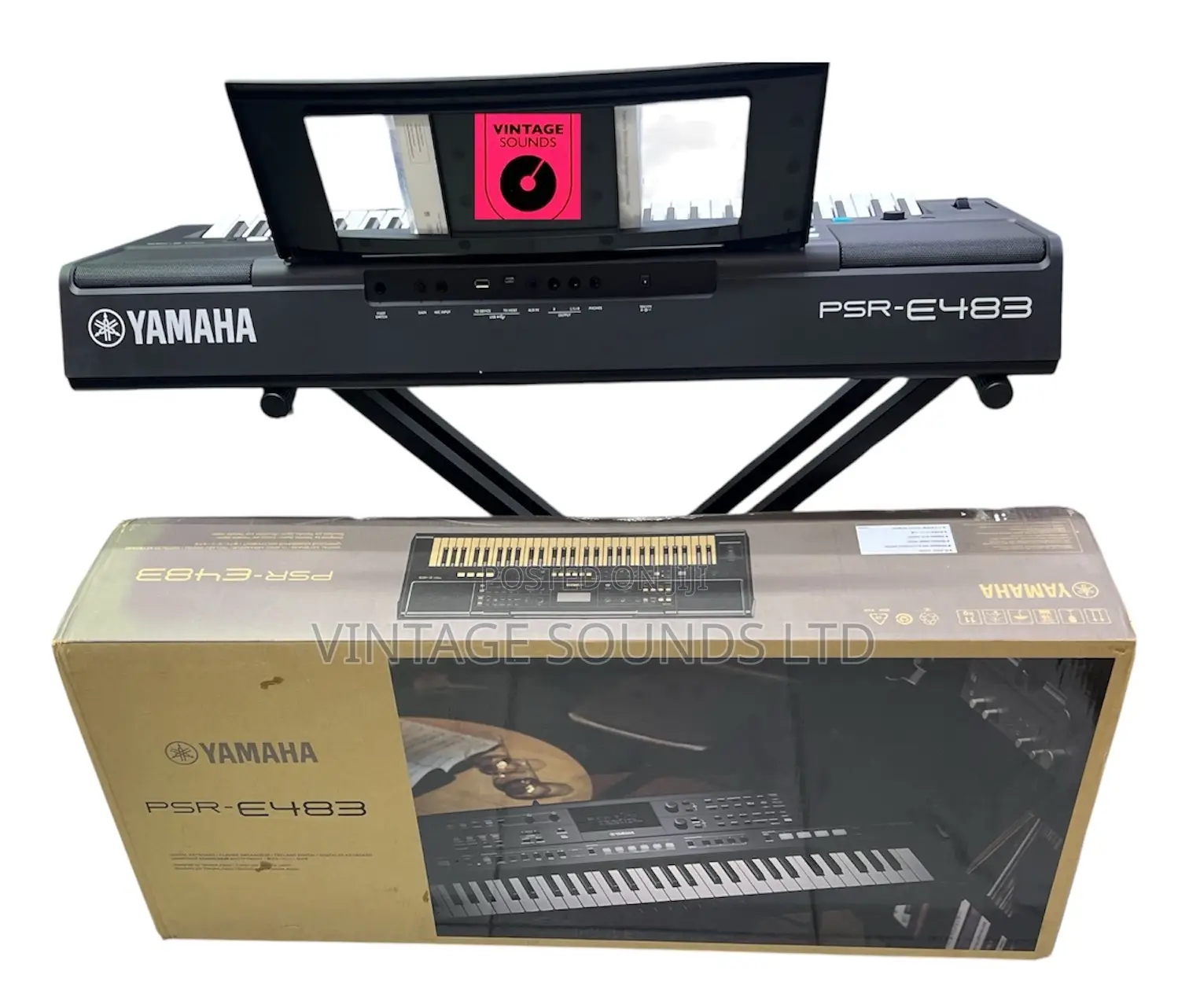 Yamaha PSR-E483: 61-Key Performance Studio Keyboard