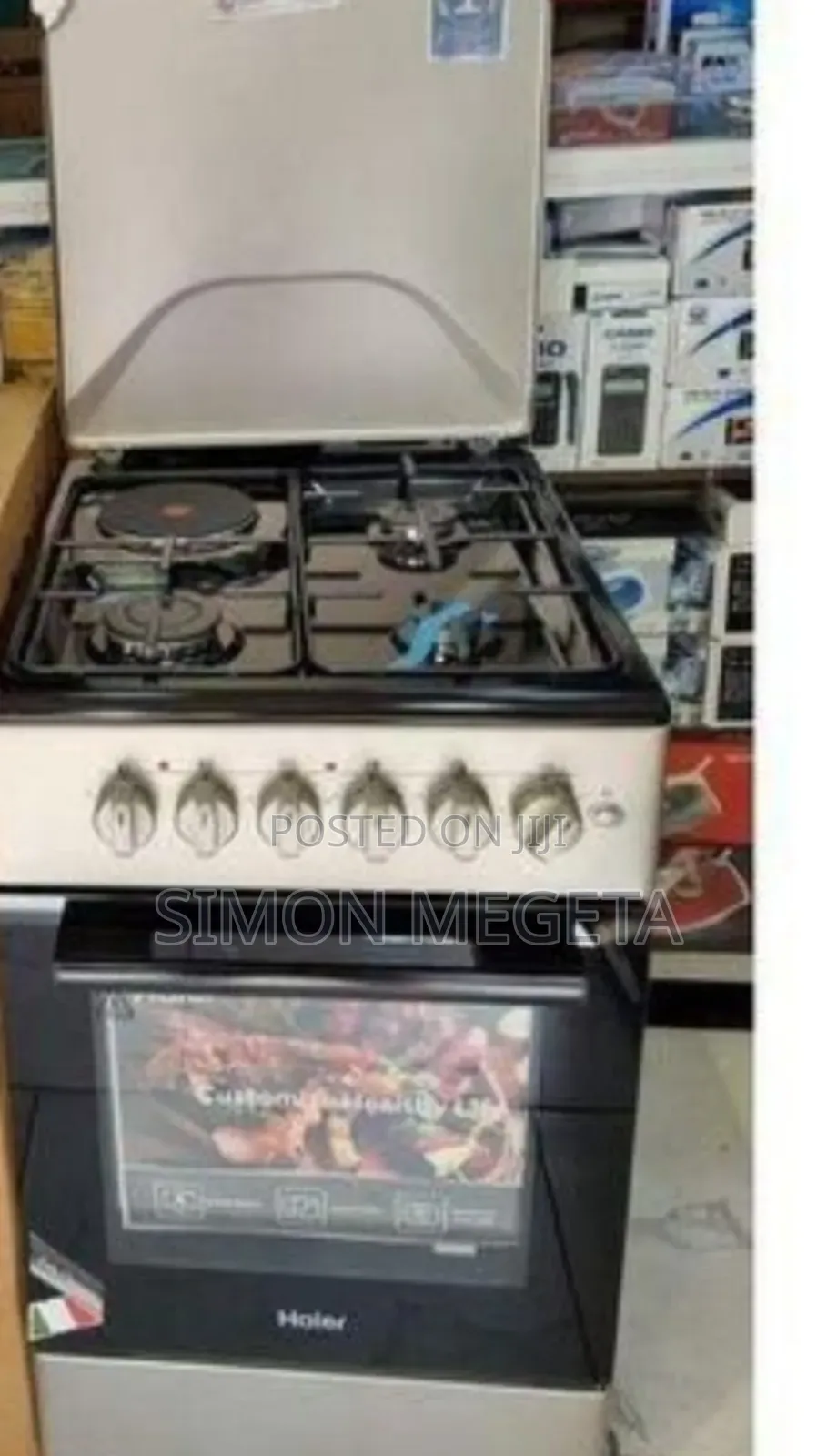 Haier 50*60 3gas + 1electric Cooker With Electric Oven Now Available
