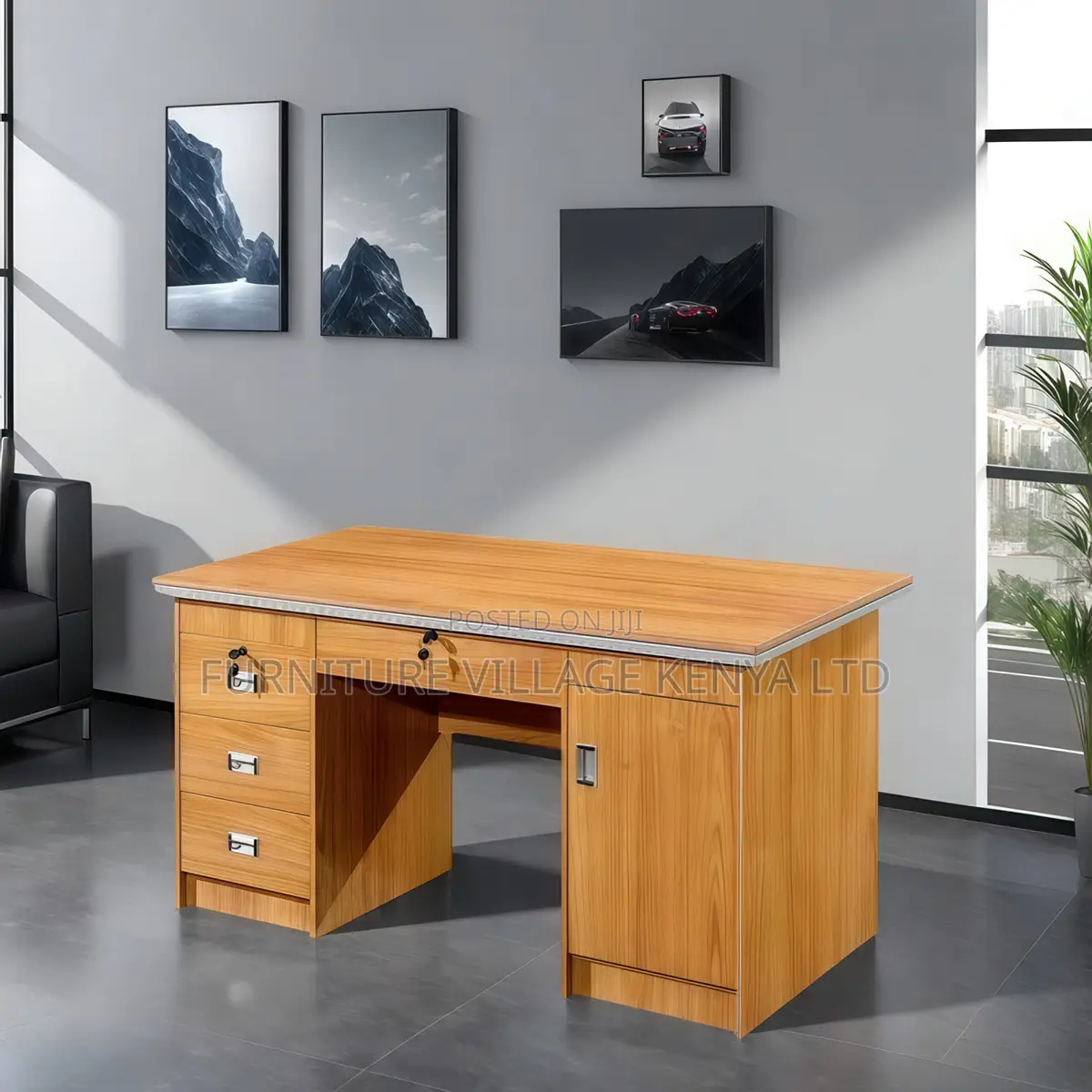 1200mm Economic Study Desk With Drawers