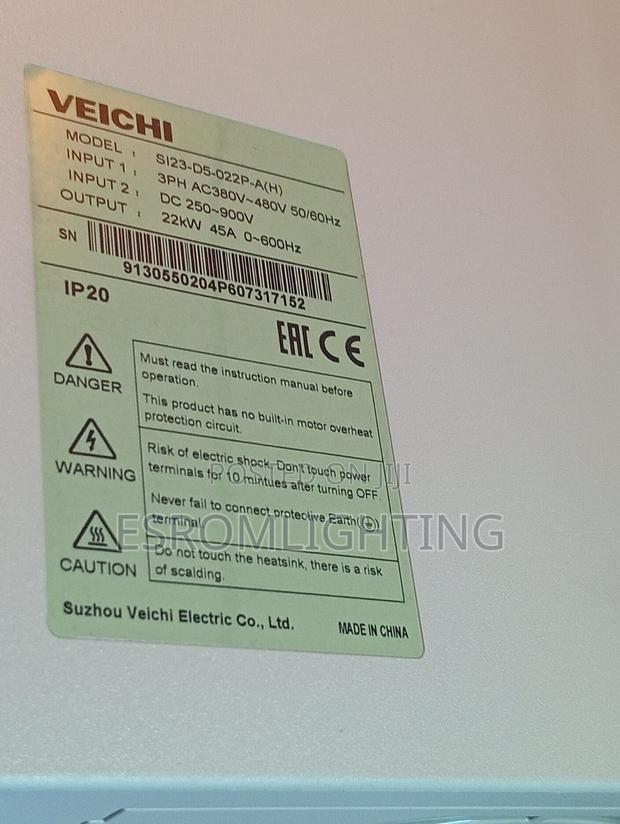 Veichi 22kw VFD / Pump Inverter / Variable Frequency Drive - thumbnail 2