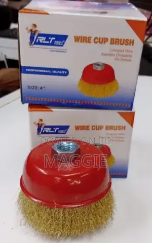 Cup Wire Brush 4" Smooth