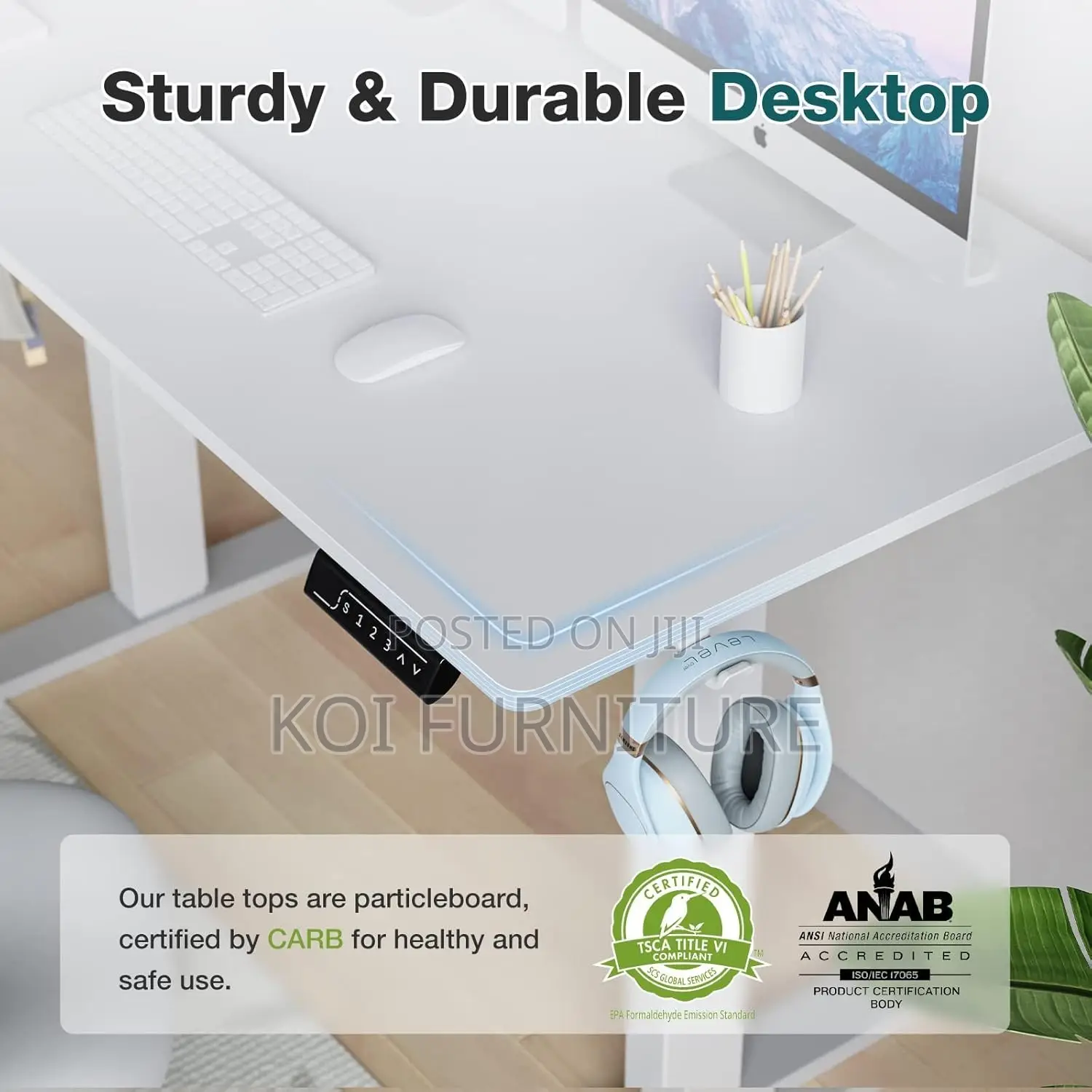 Offfice Desk; 1.8 Meters Adjustable Desk With Contoller Memory