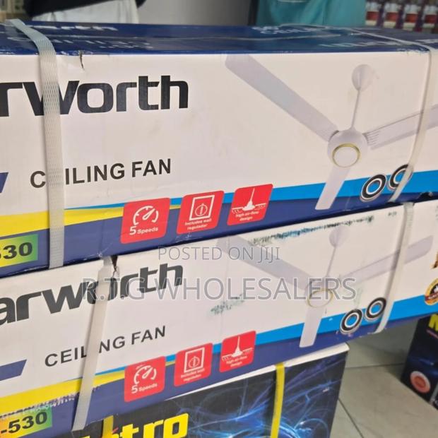 Starworth 56" High-Speed Ceiling Fan – Durable Motor