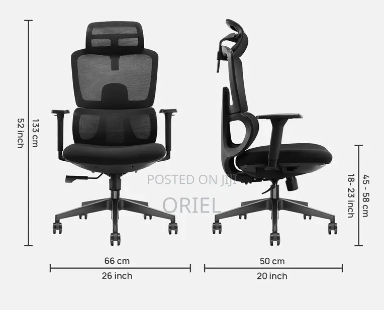 Office Chair : Mesh Orthopedic Executive High-Back Office Chair
