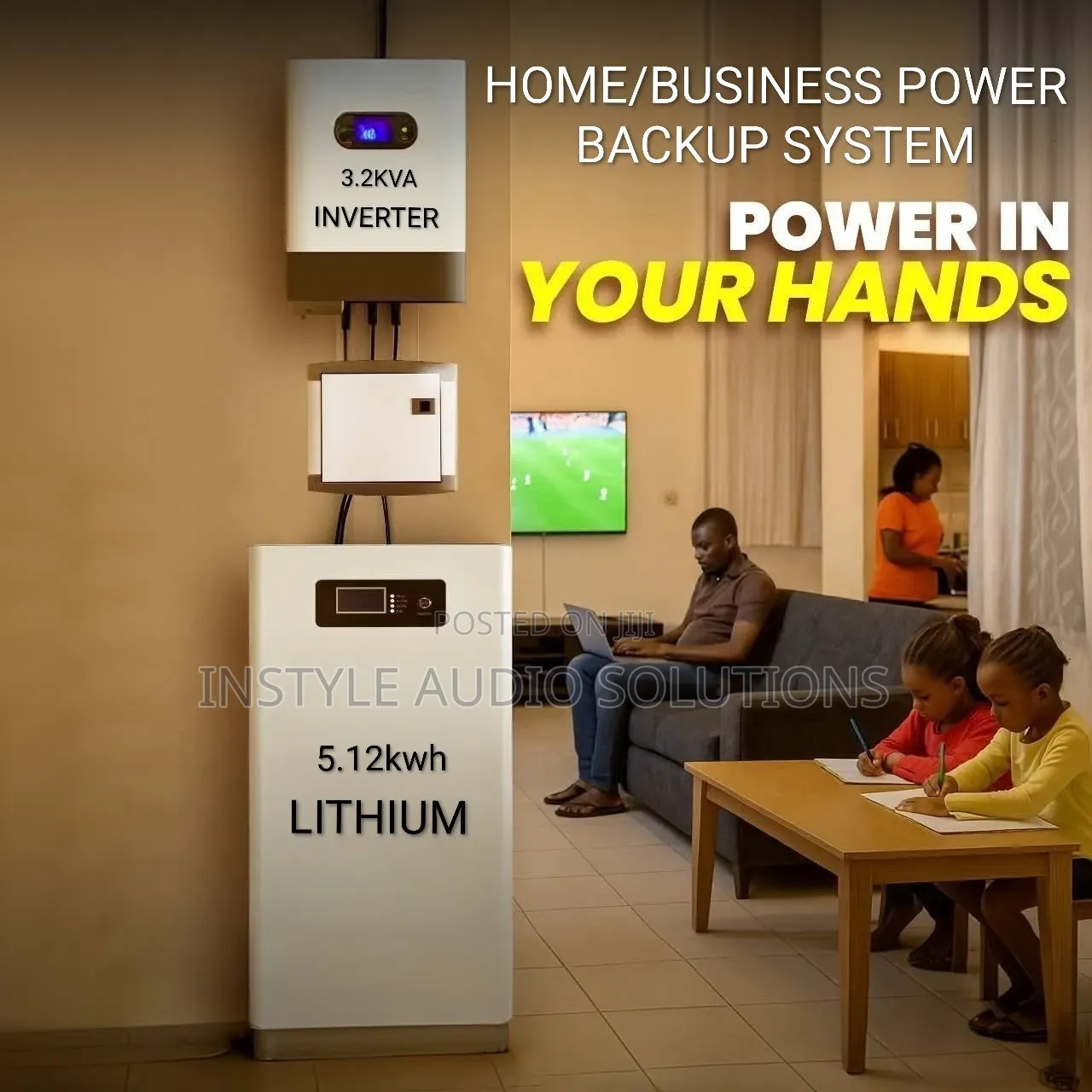 3kva - 5.12kwh Nyumbani Backup Power Solution (Office, Home,Business)