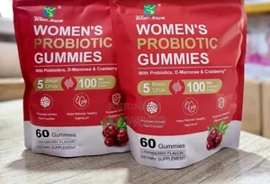 Wins Town Women's Probiotic Gummies in Cranberry Flavor.