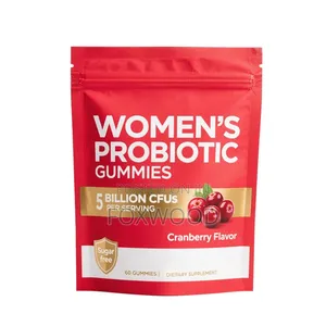 Wins Town Women's Probiotic Gummies in Cranberry Flavor.