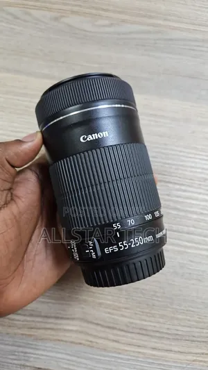 Canonef 55-250mm STM Zoom Lens With Image Stabilizer