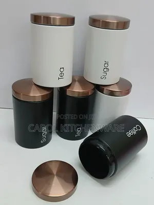3 PCS Sugar,Tea and Coffee Canister