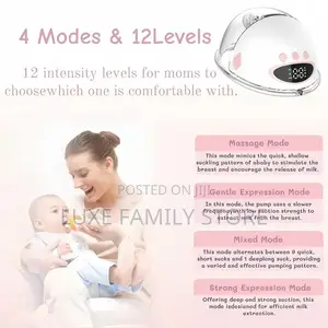 Wearable Electric Breast Pump (Hands-Free)