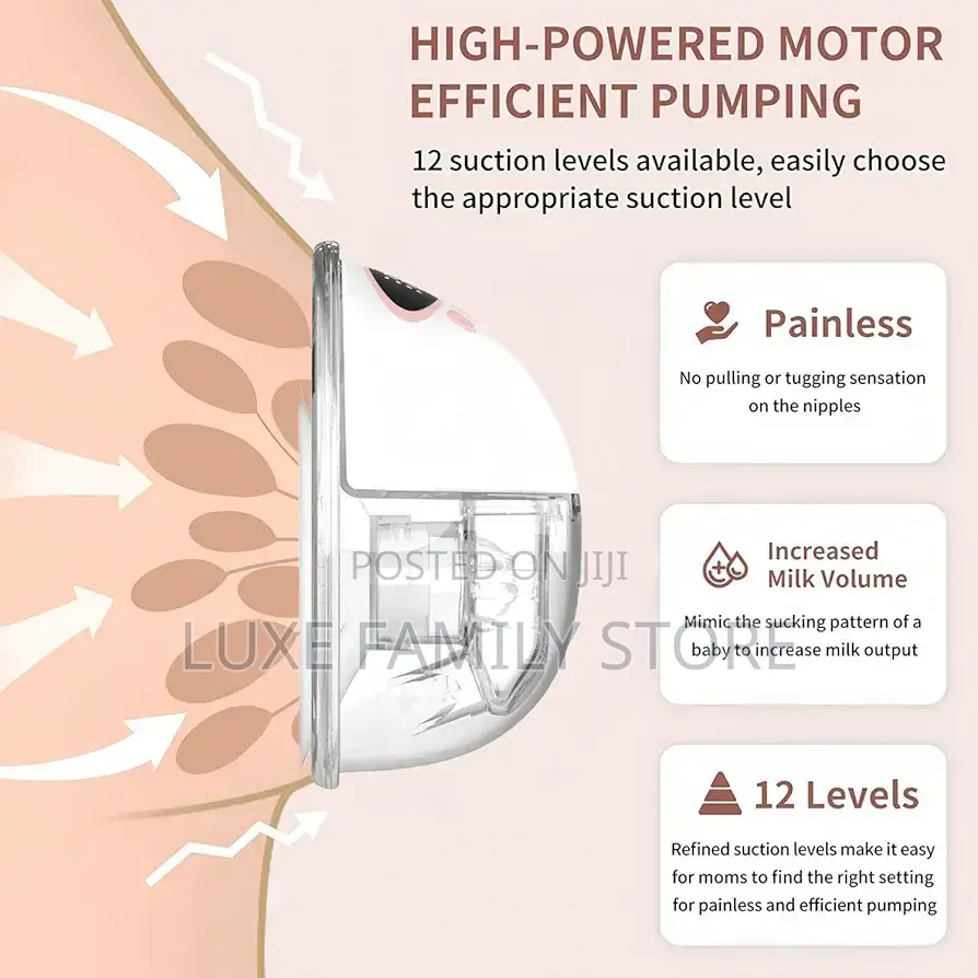 Wearable Electric Breast Pump (Hands-Free)