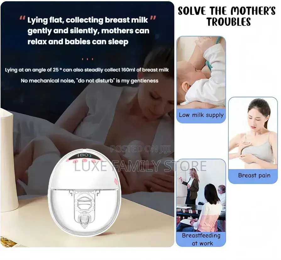 Wearable Electric Breast Pump (Hands-Free)