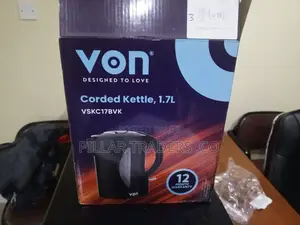 Von 1.7l Corded Kettle – 2200w (Vskc17bnk)