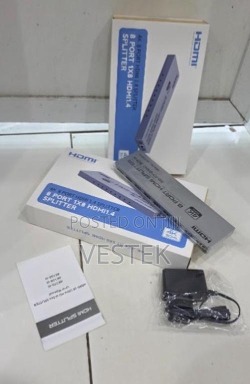 Hdmi Splitter 8 Port Uhd X 3d - Metal HDCP Full Hd
