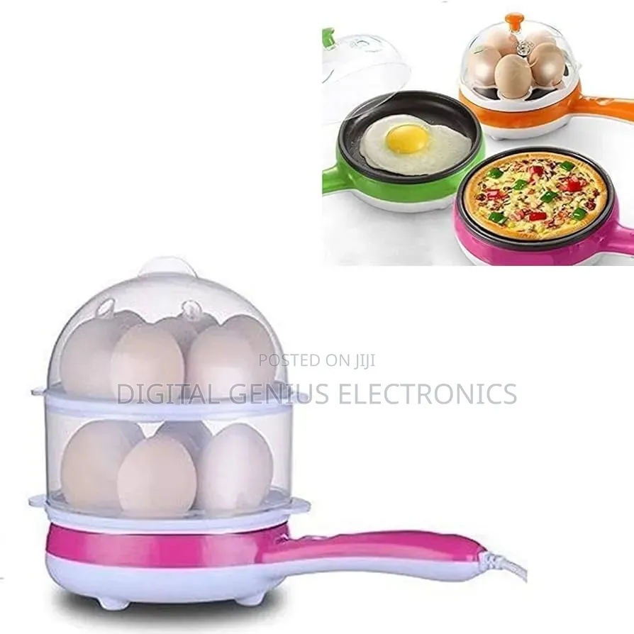 Generic 2 in 1 Egg Boiler With Frying Pan