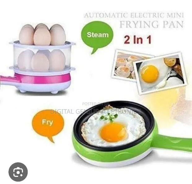 Generic 2 in 1 Egg Boiler With Frying Pan - thumbnail 2