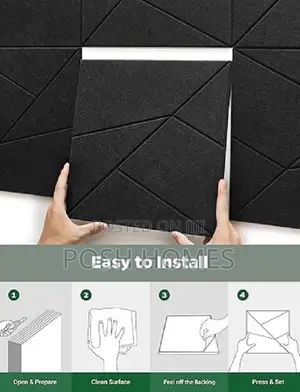 Black Sound Sonic Wall Panels