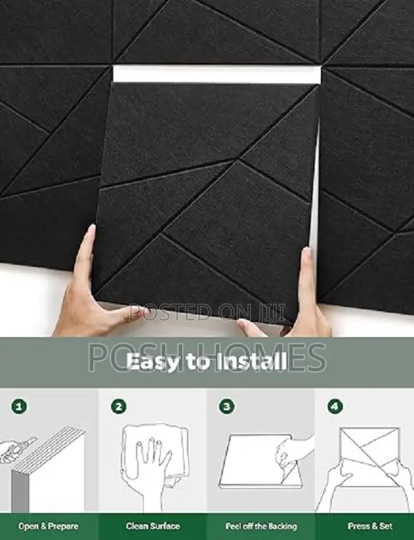 Black Sound Sonic Wall Panels