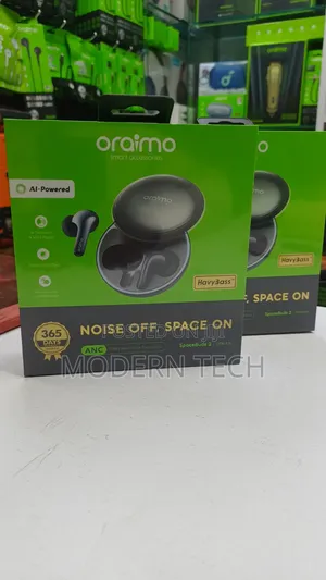 Oraimo Spacebuds Hybrid Anc True Earbuds (52db Noise Cancellation)